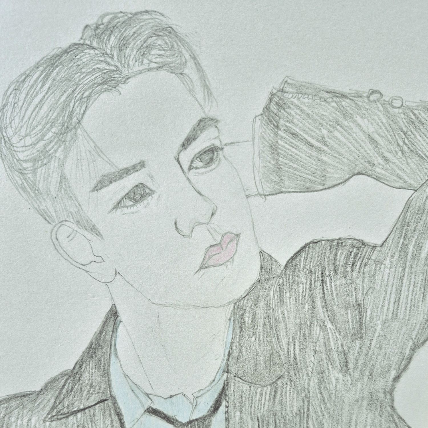 粉丝拍下的张民好瞬间