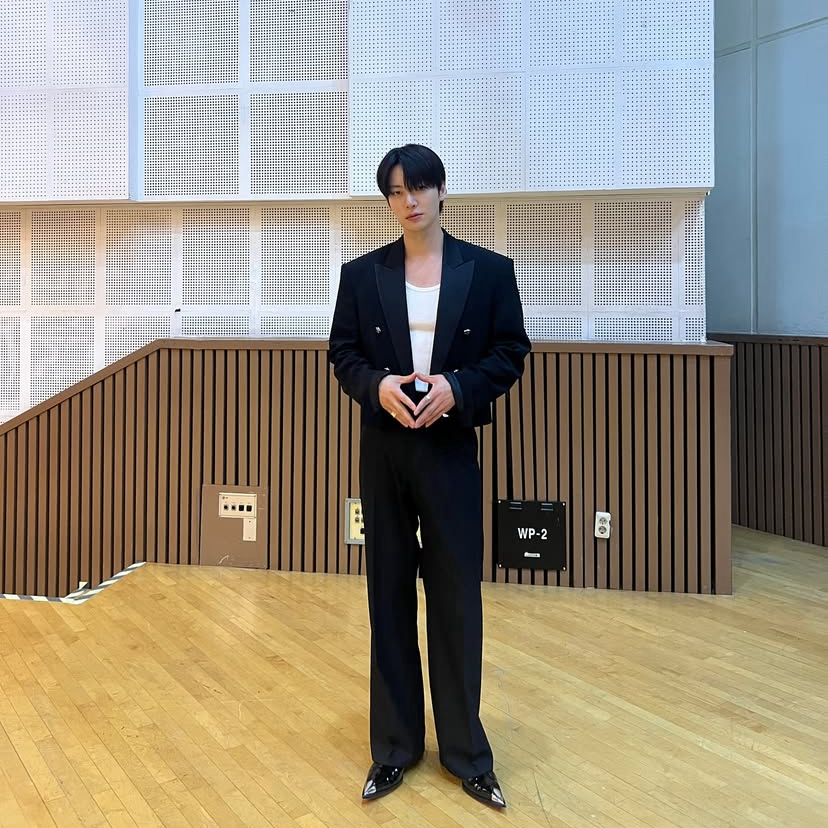 A moment captured by a fan of Ahn Jaehyun