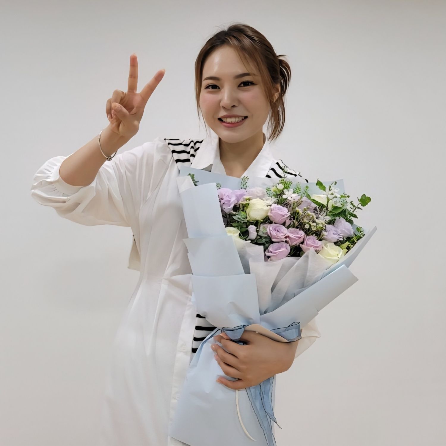 A moment captured by a fan of Miss Kim