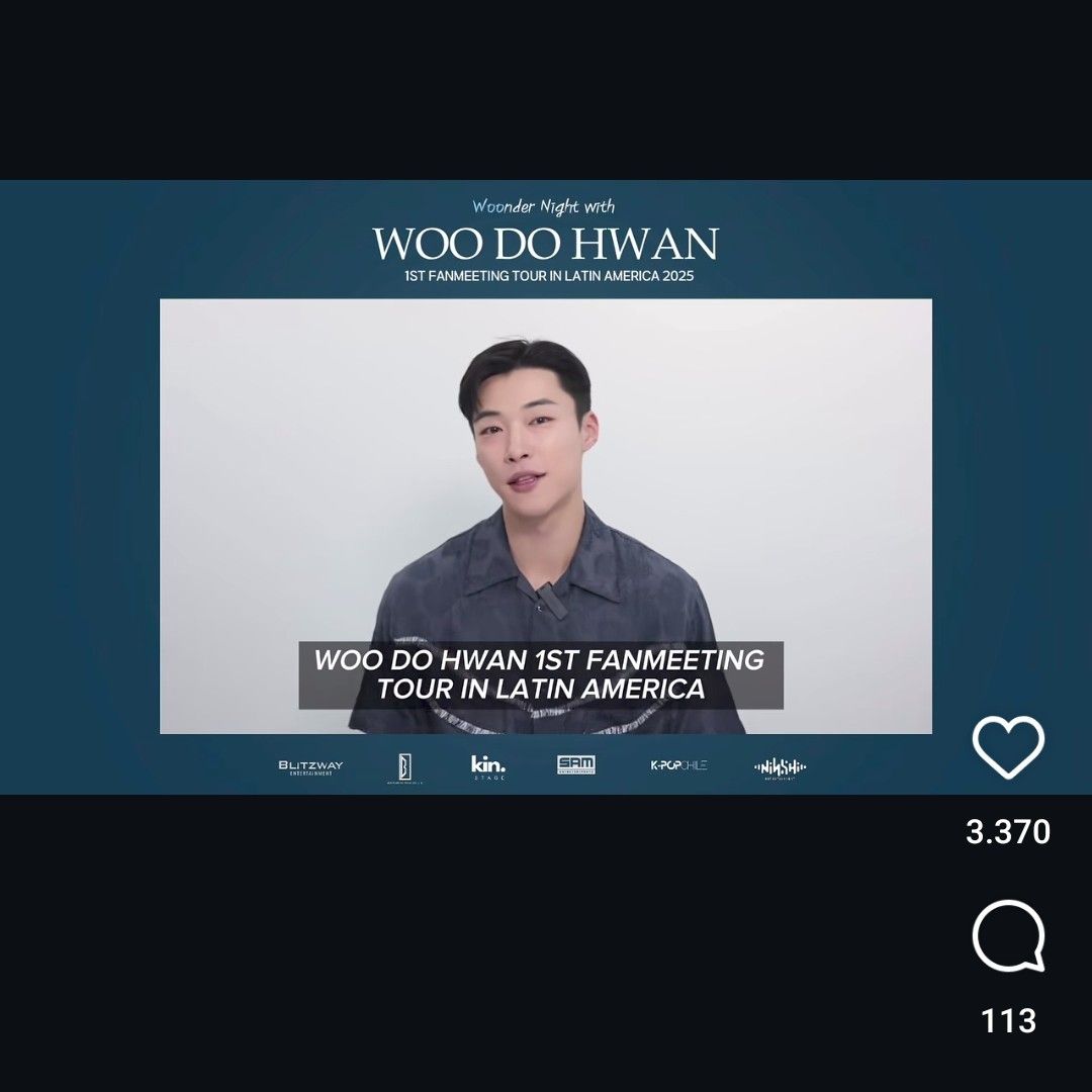 Behind-the-scenes cut of Woo Dohwan
