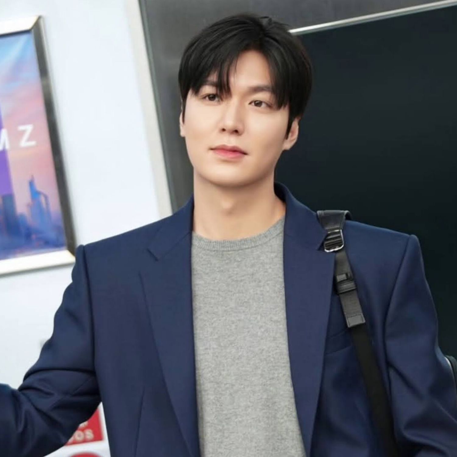 粉丝拍下的李敏镐瞬间