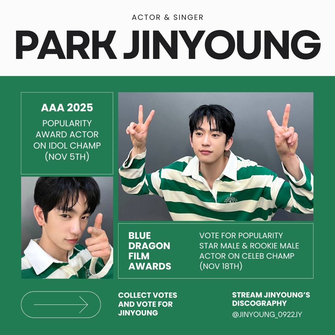 Cuplikan di balik layar dari Park Jinyoung