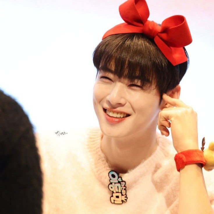 A moment captured by a fan of Cha Eunwoo