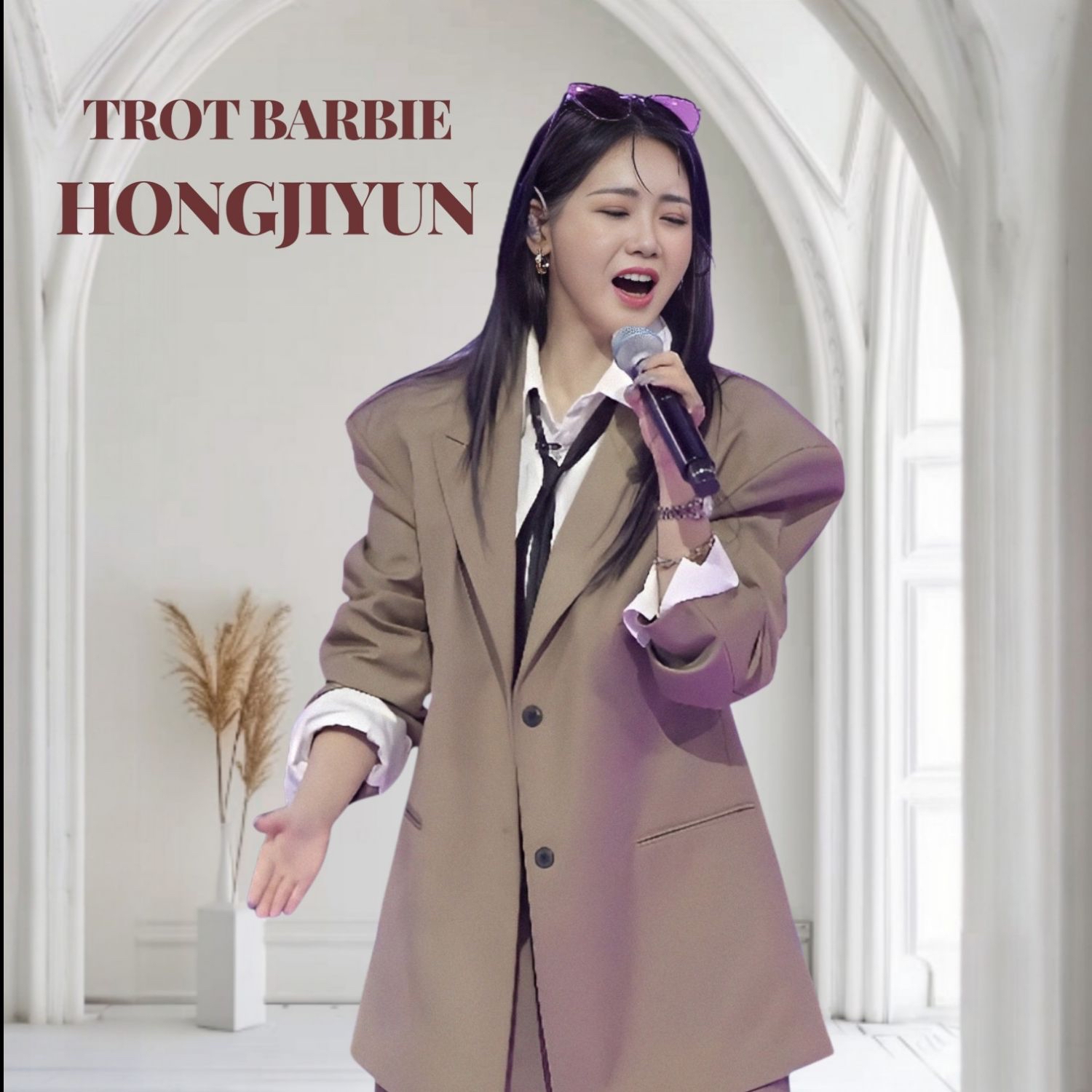 粉丝拍下的洪智允瞬间