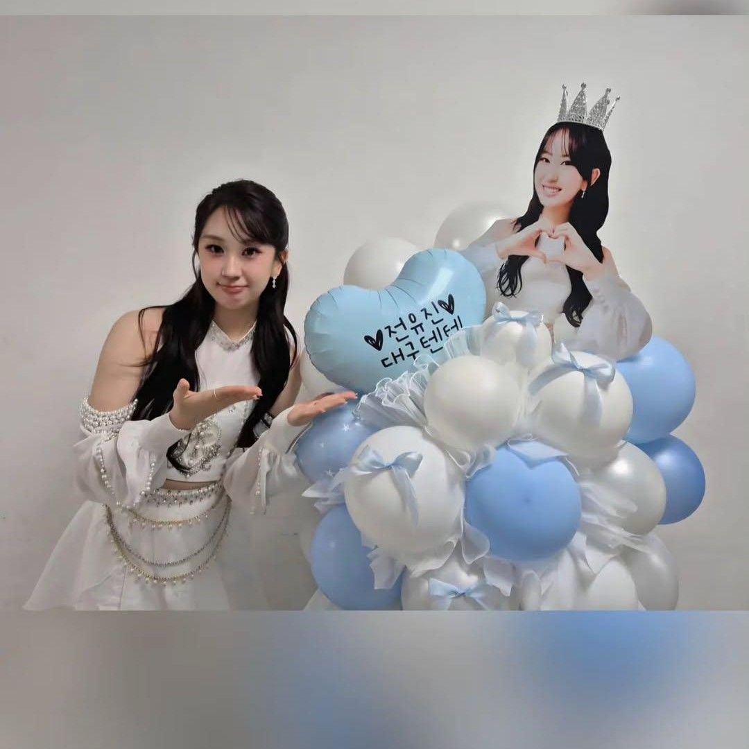 Momen yang diabadikan oleh penggemar Jeon Yujin