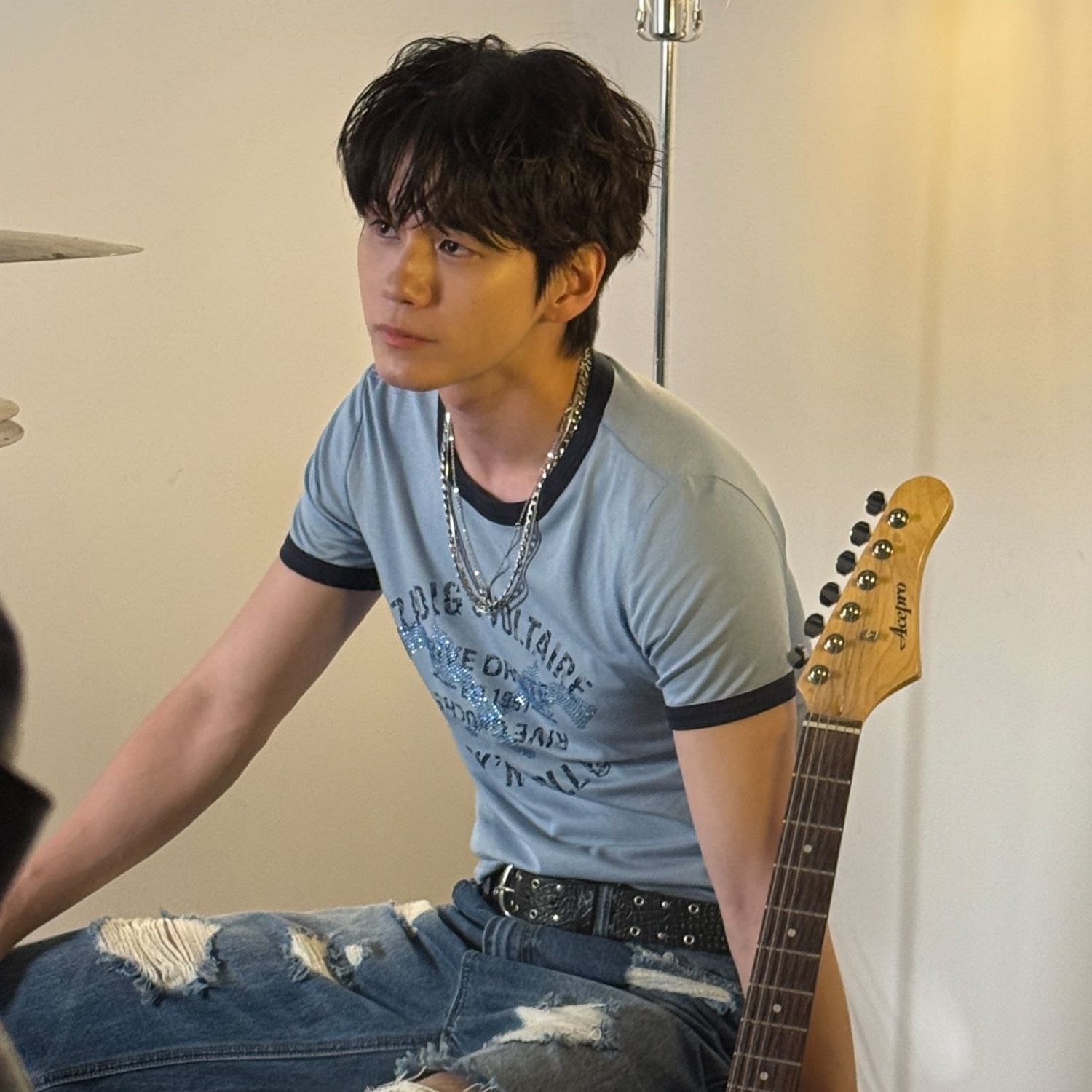 粉絲拍下的邕聖祐瞬間