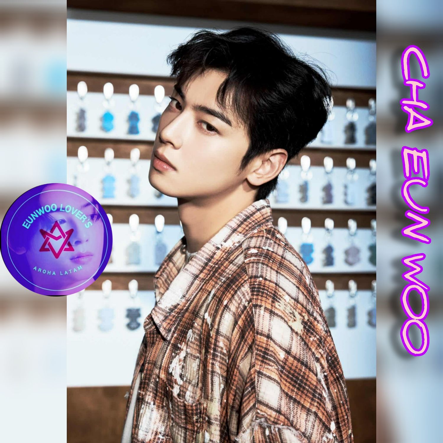 A moment captured by a fan of Cha Eunwoo