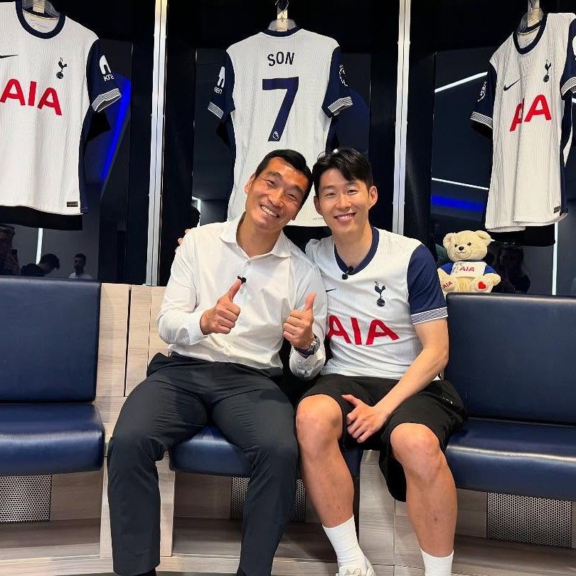 A moment captured by a fan of Son Heungmin