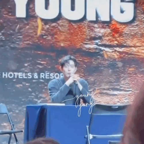 Behind-the-scenes cut of Kim Youngdae