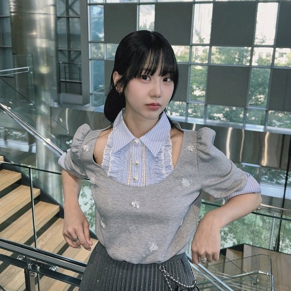 A moment captured by a fan of Kang Hyeyeon