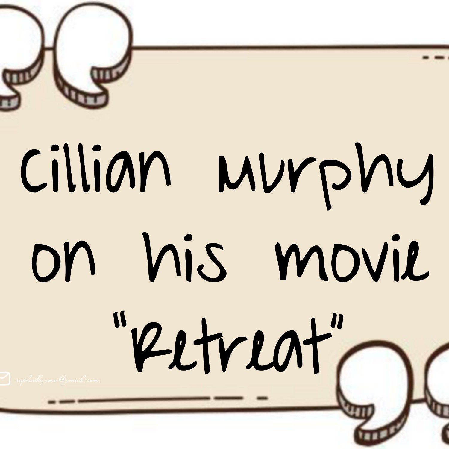 Recent activity shot of Cillian Murphy