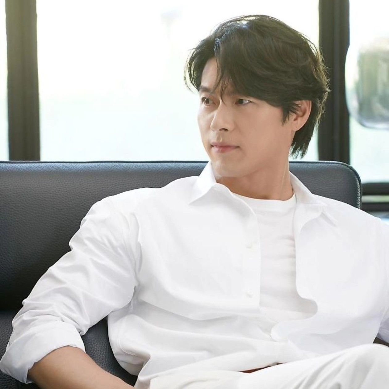 Recent activity shot of Hyun Bin