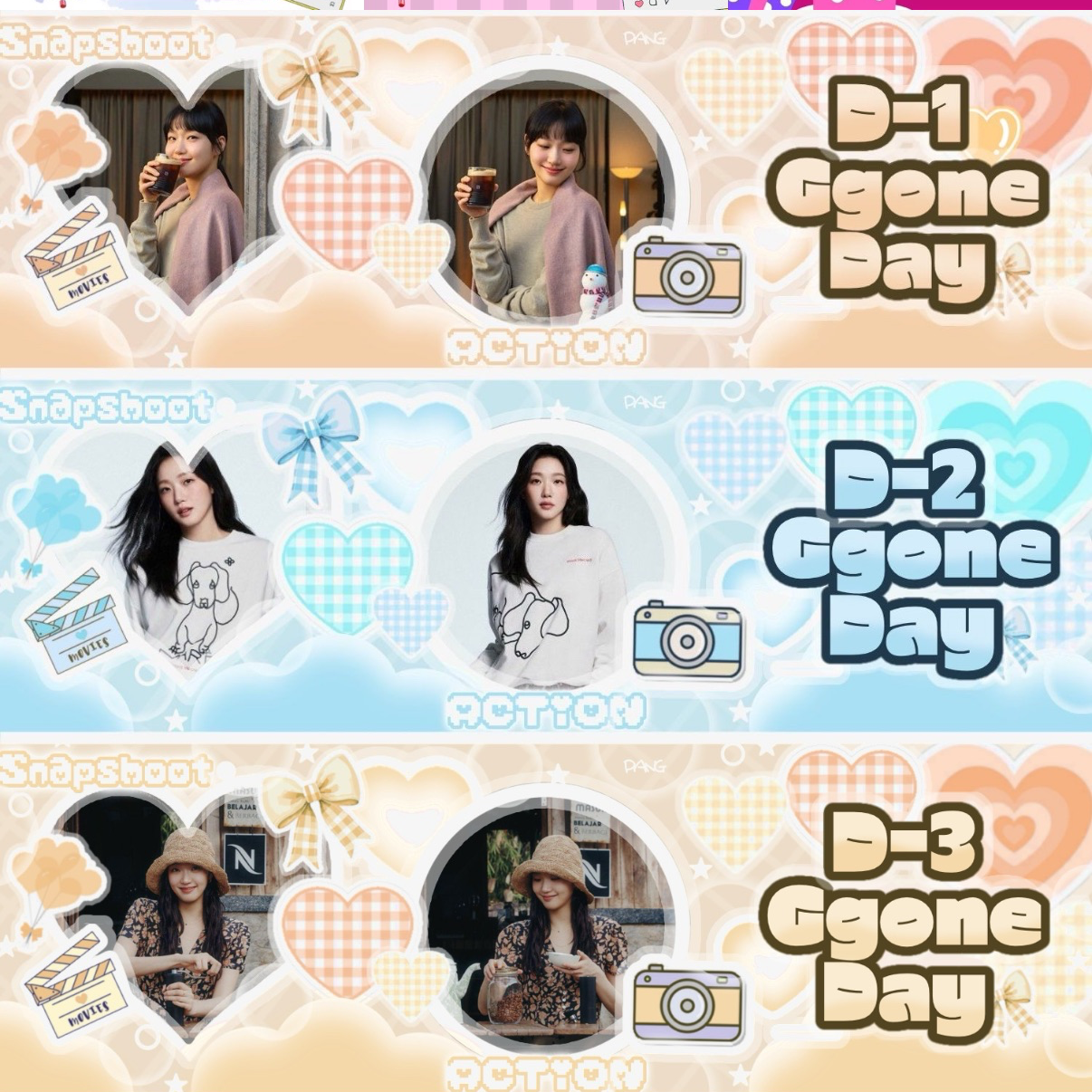 Behind-the-scenes cut of Kim Goeun