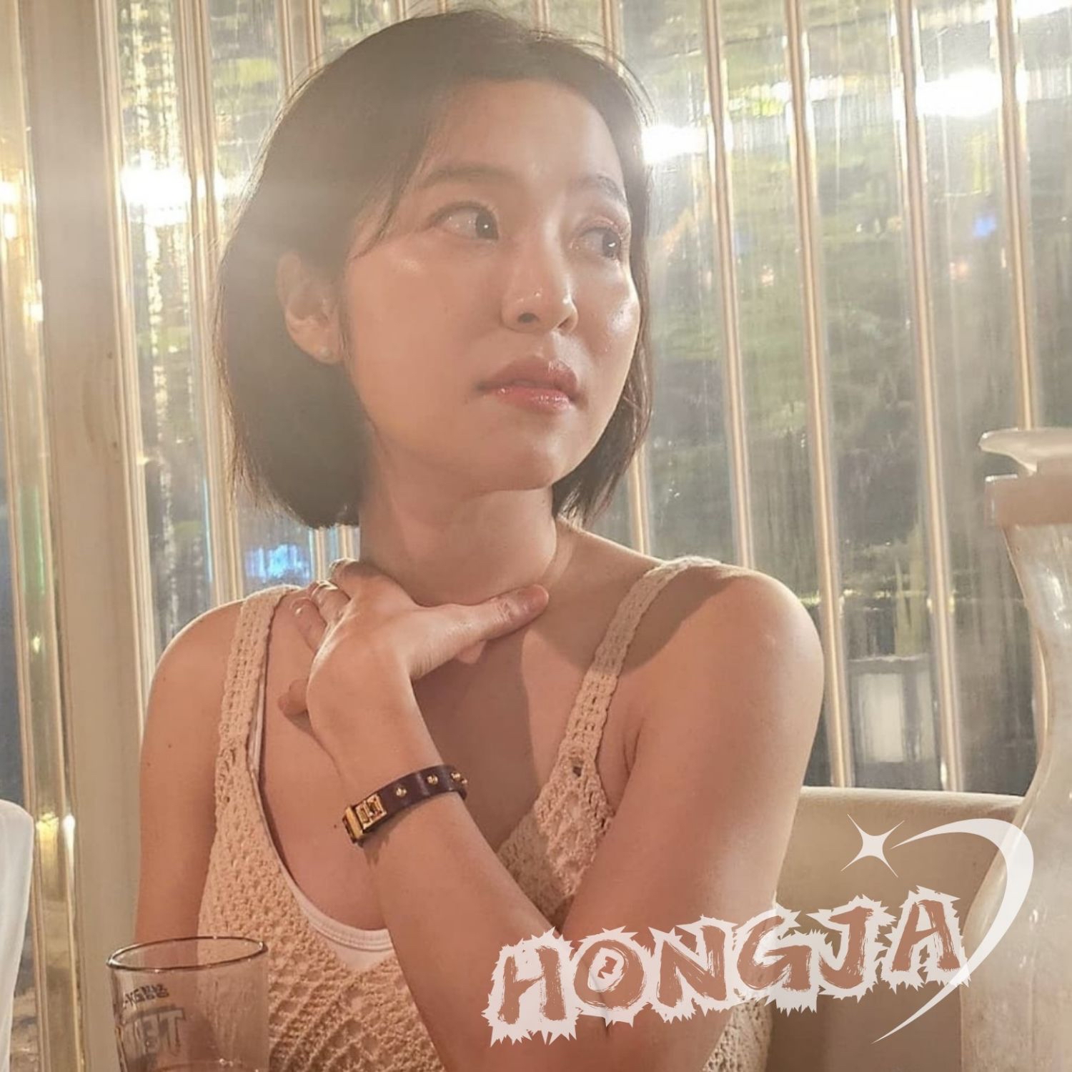 ファンが撮影したホンジャの瞬間