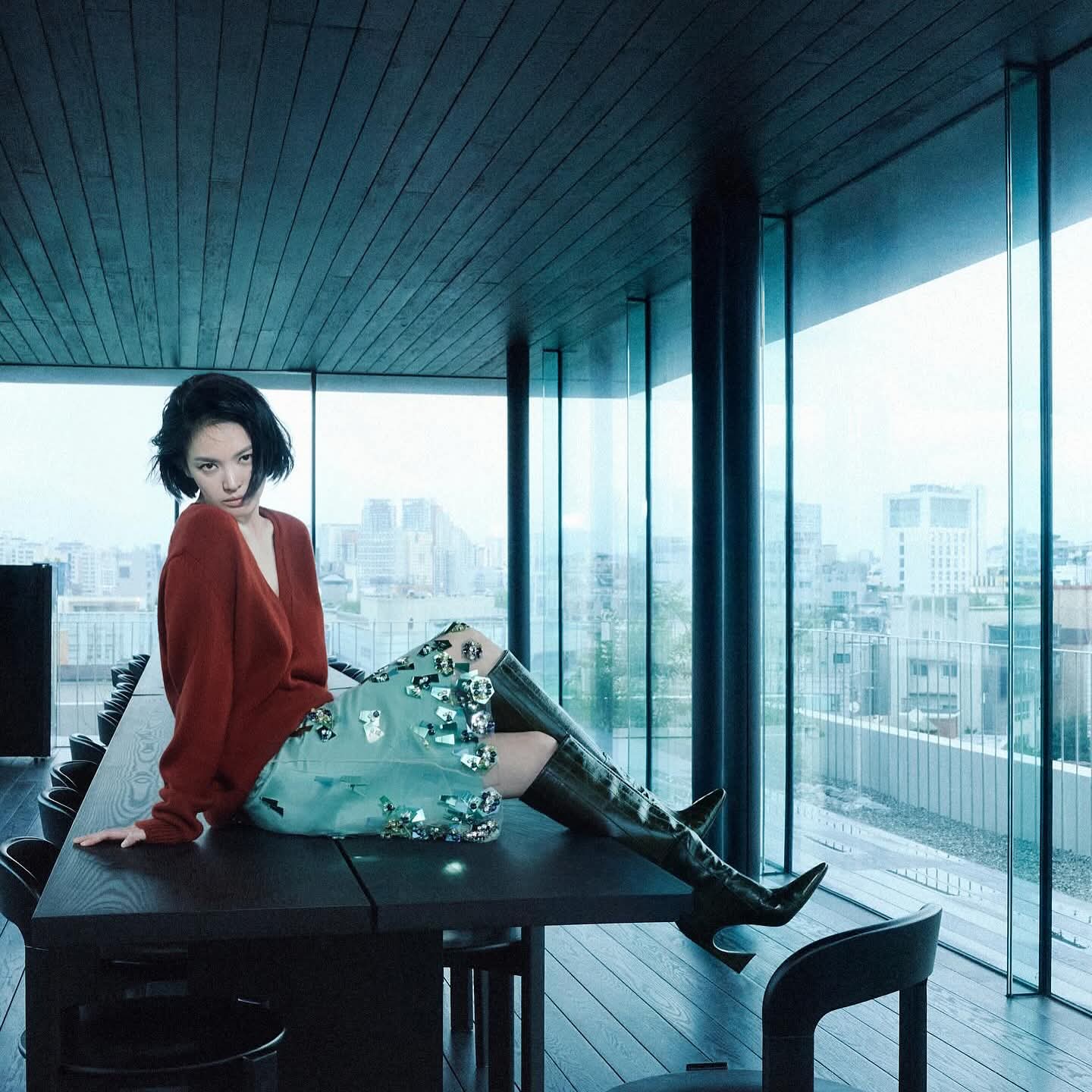 Behind-the-scenes cut of Song Hyekyo