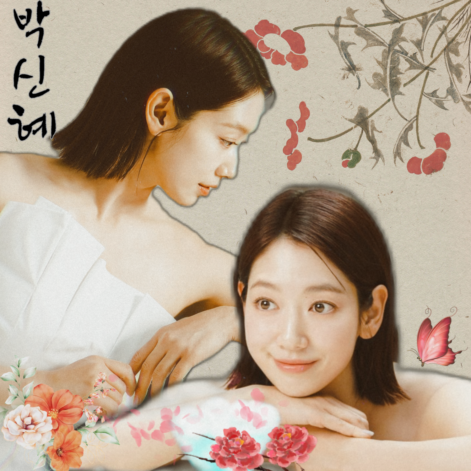 Behind-the-scenes cut of Park Shinhye