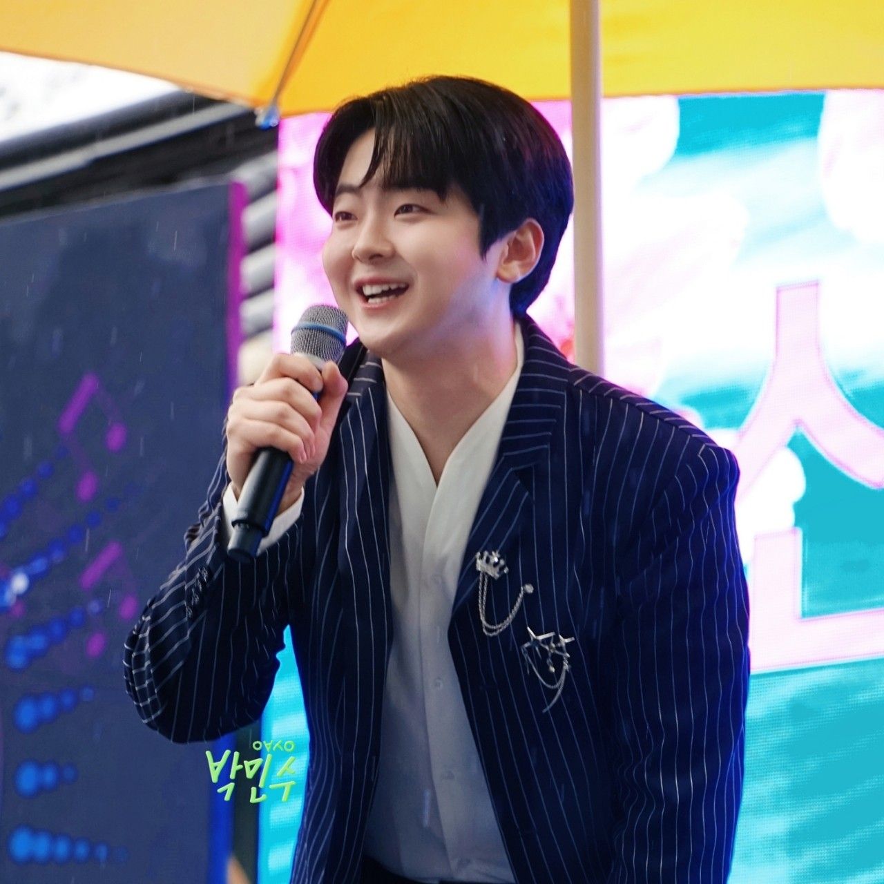 Behind-the-scenes cut of Park Minsu