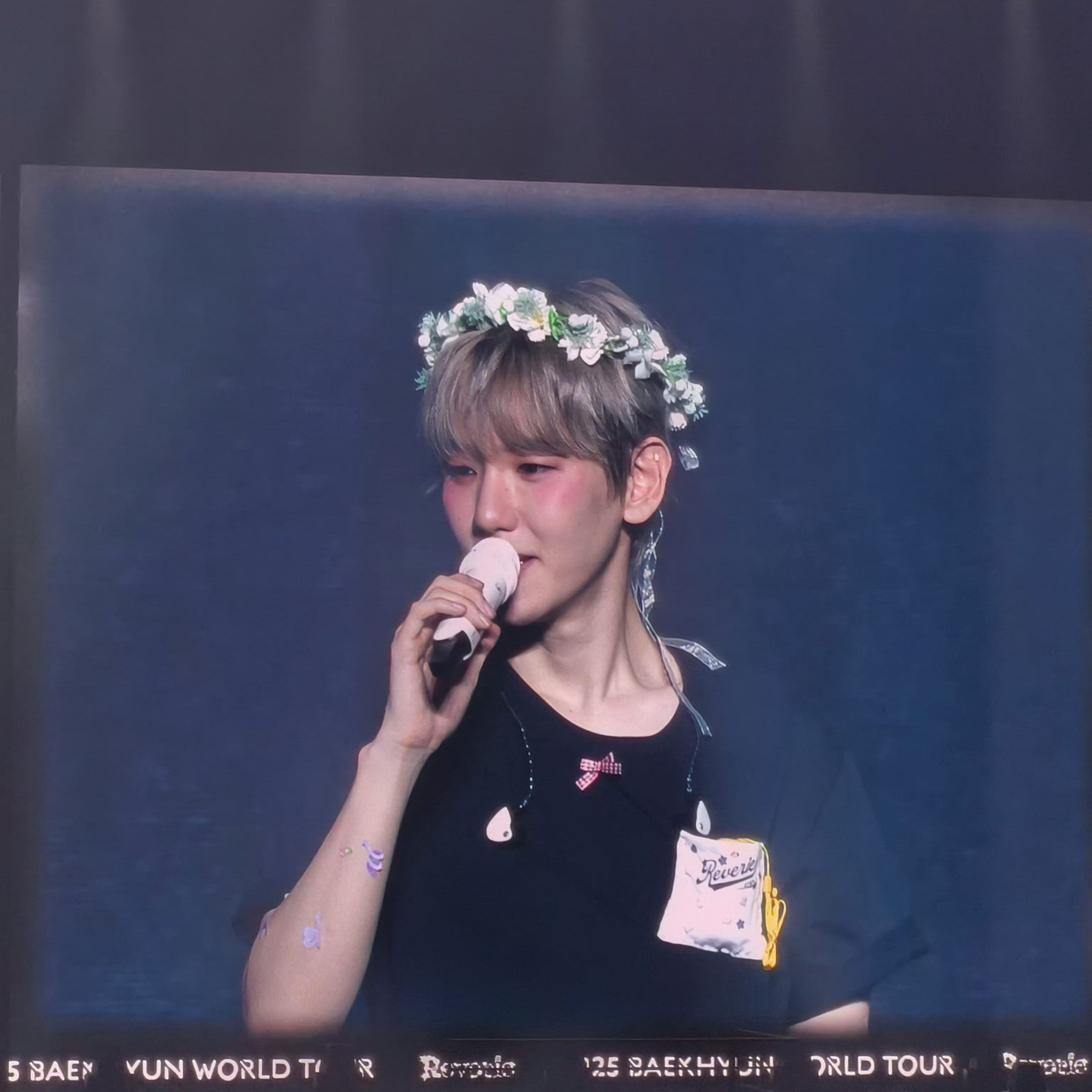 Recent activity shot of Baekhyun