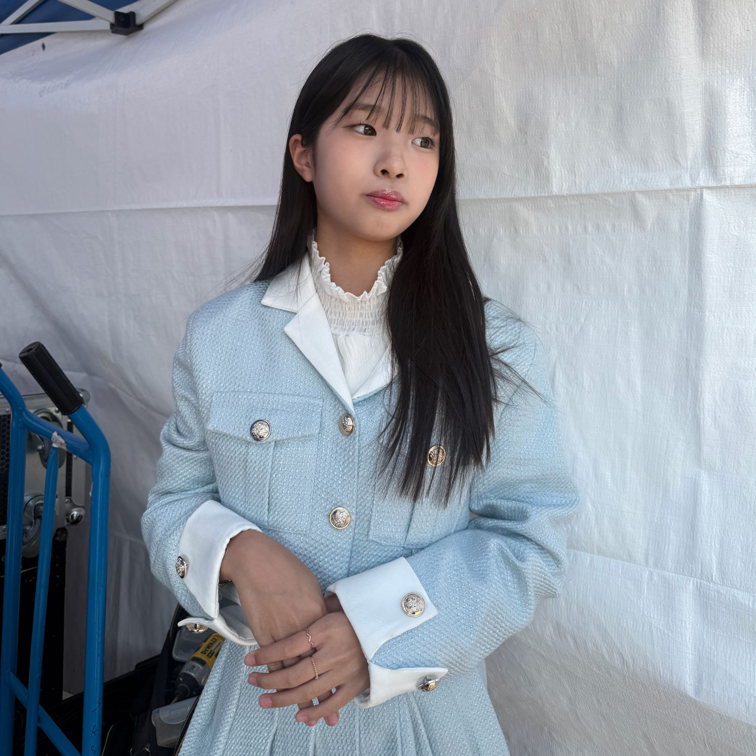 Behind-the-scenes cut of Bin Yeseo