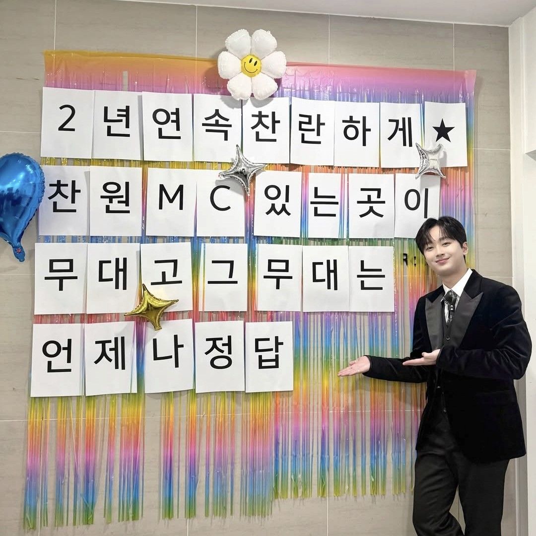 粉絲拍下的李燦元瞬間