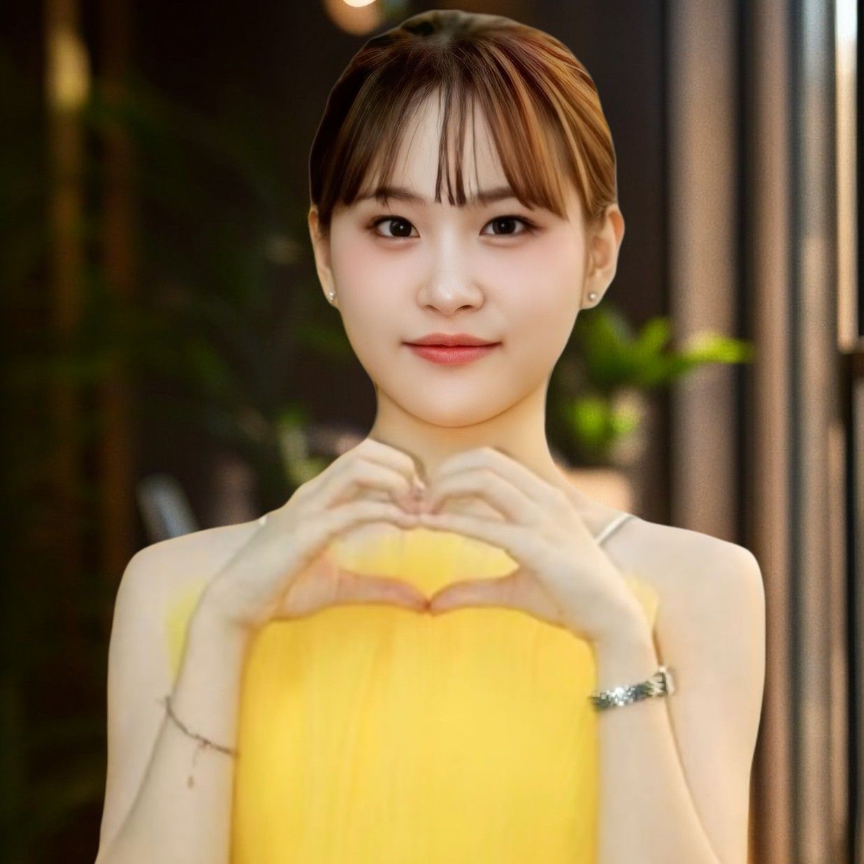 Momen yang diabadikan oleh penggemar Kim Dahyun