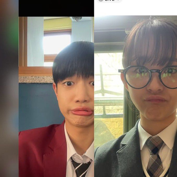 Behind-the-scenes cut of Cho Junyoung