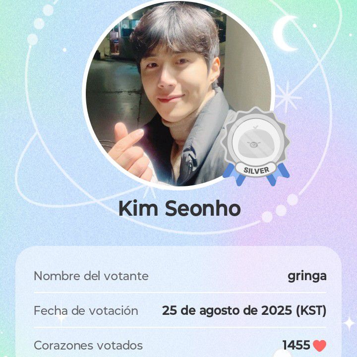 Recent activity shot of Kim Seonho