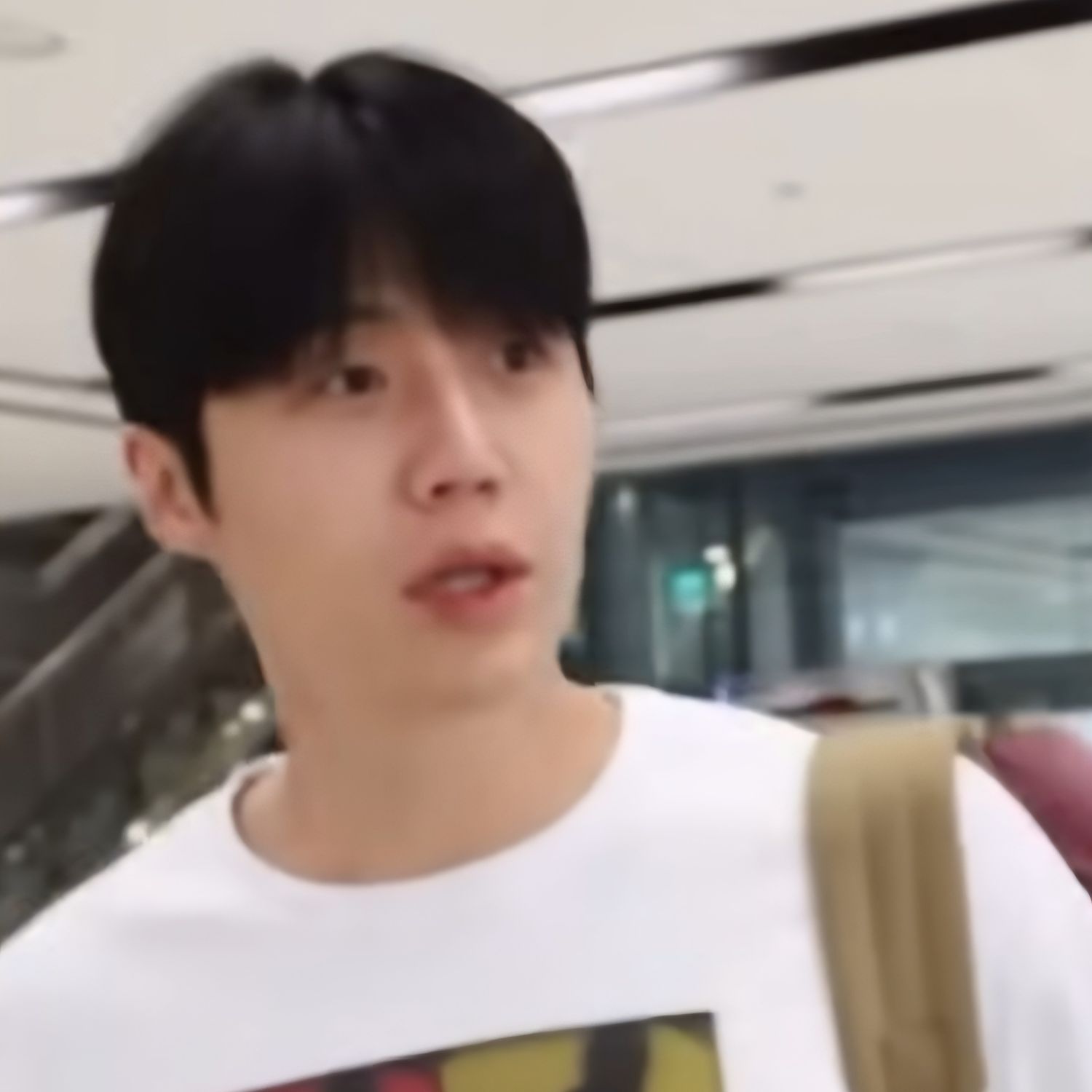 A moment captured by a fan of Kim Seonho