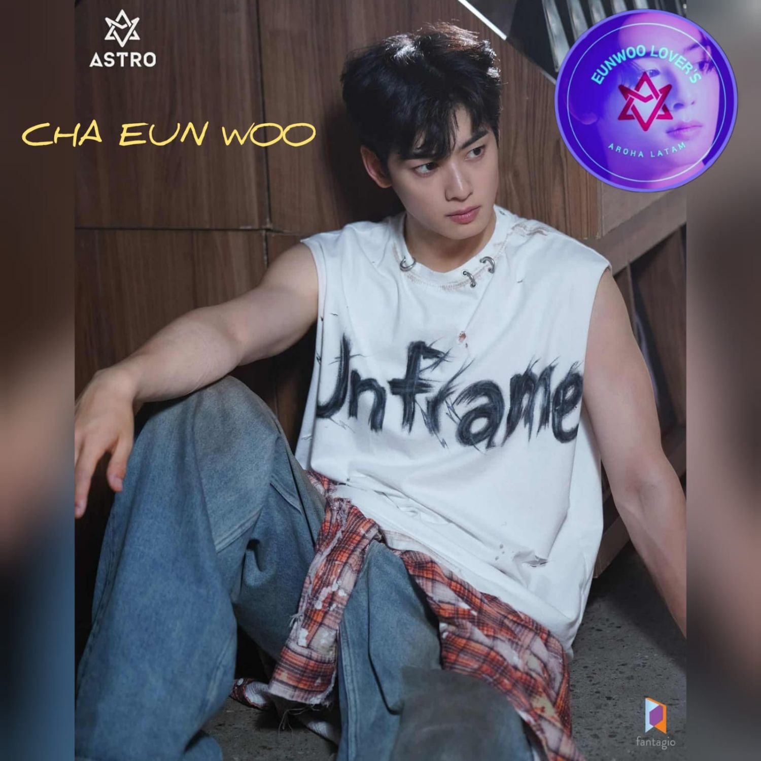 Behind-the-scenes cut of Cha Eunwoo