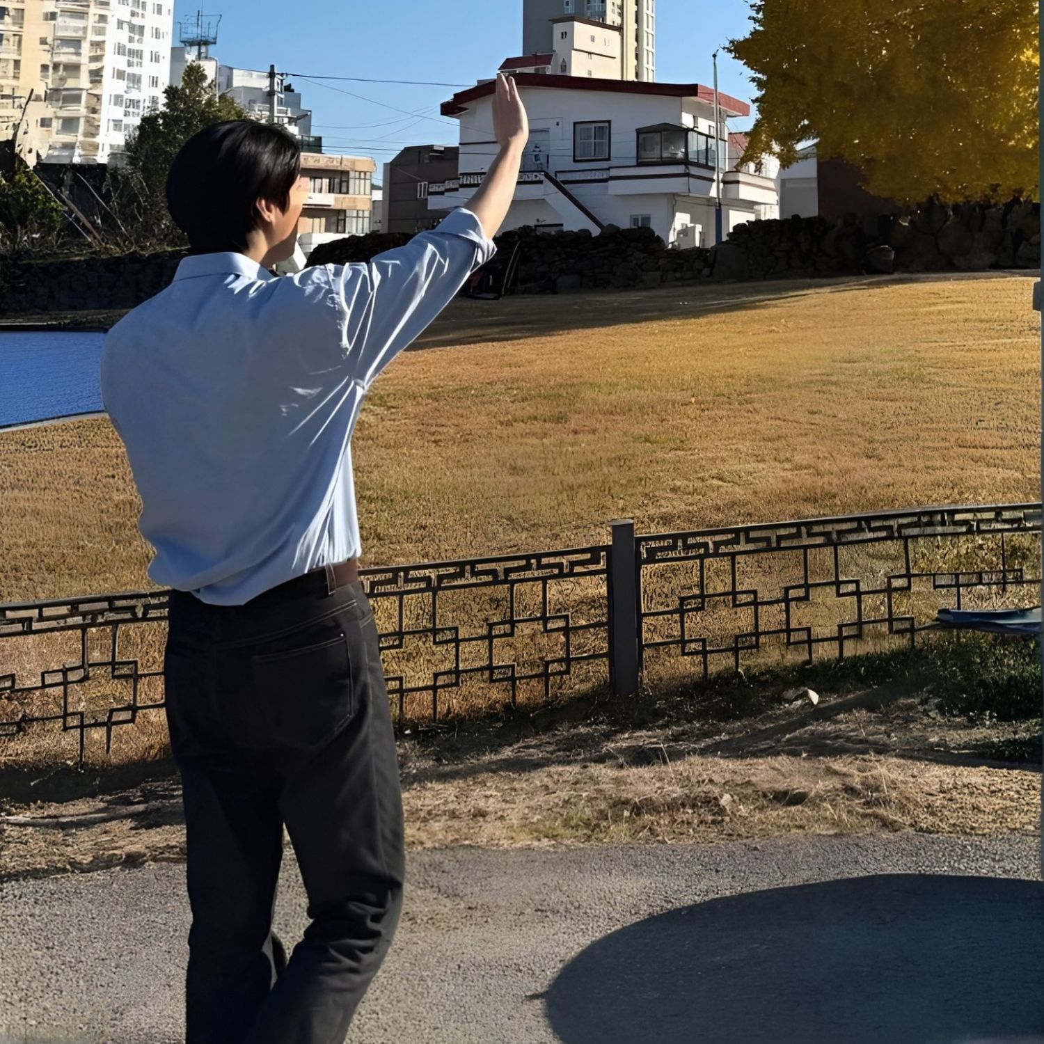 Behind-the-scenes cut of Lee Minho