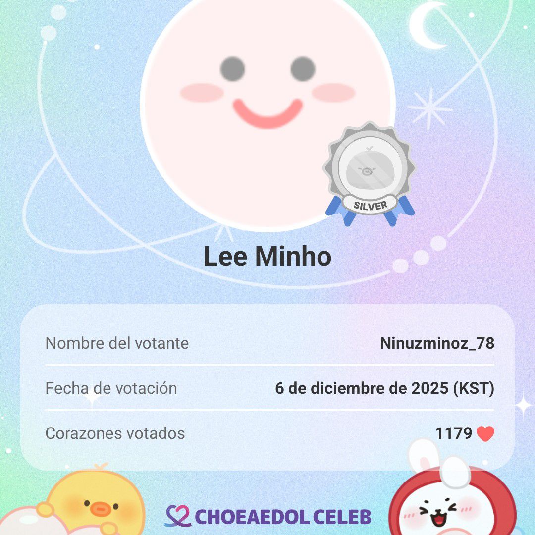 Recent activity shot of Lee Minho