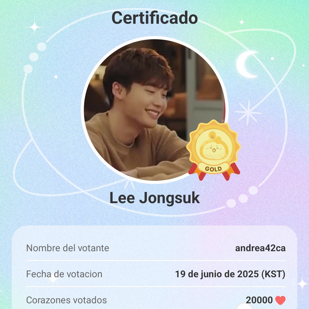 Recent activity shot of Lee Jongsuk