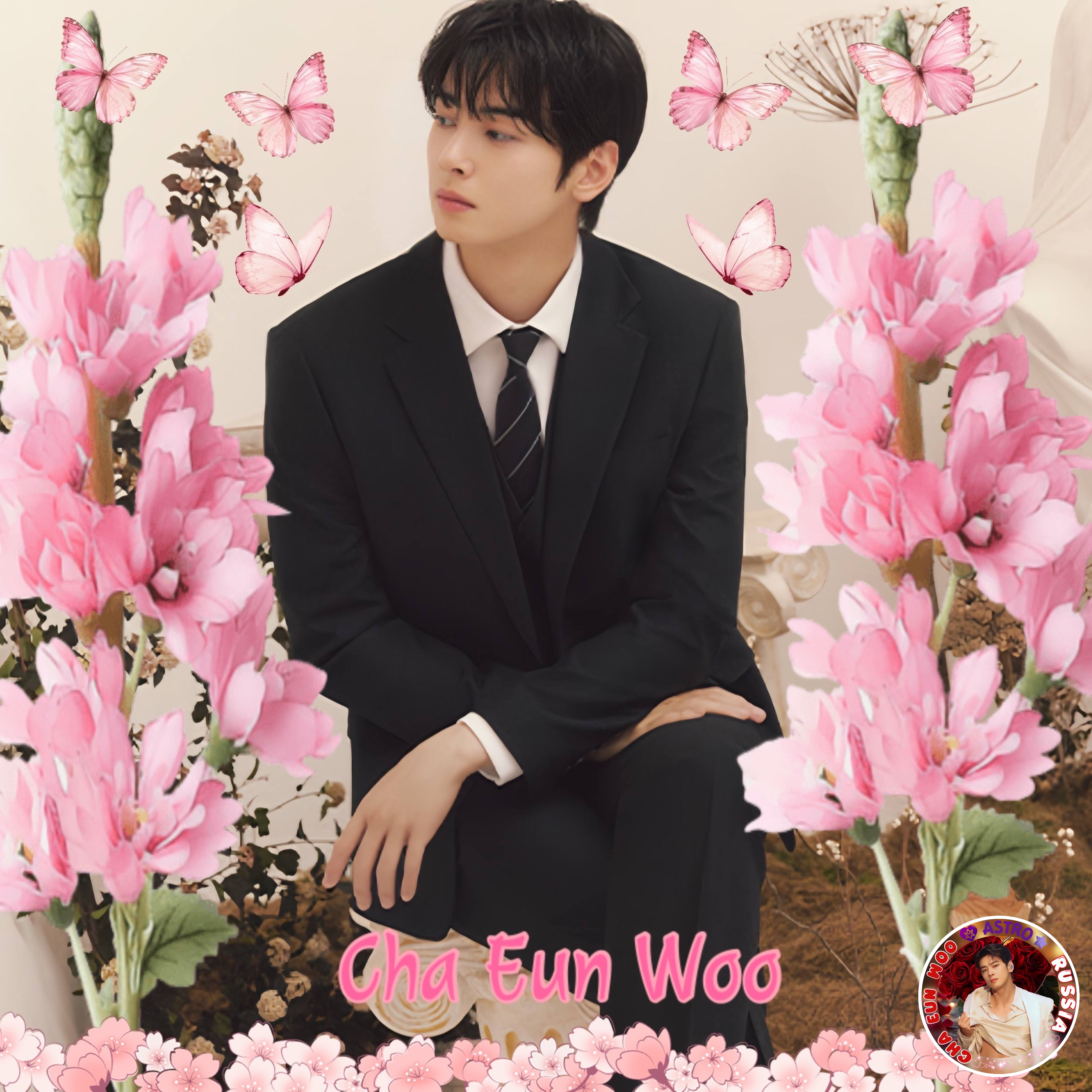 Behind-the-scenes cut of Cha Eunwoo