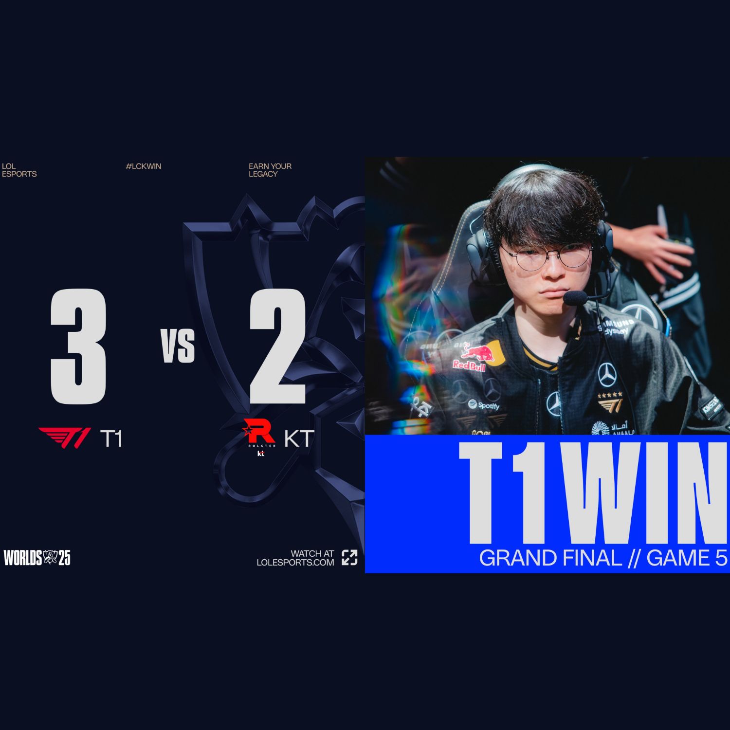 A moment captured by a fan of Faker