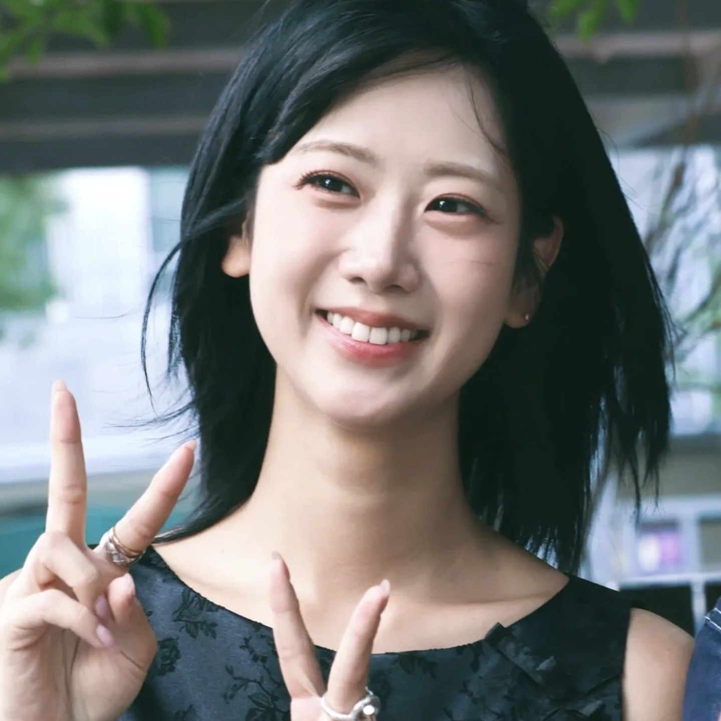 A moment captured by a fan of Kang Hyeyeon
