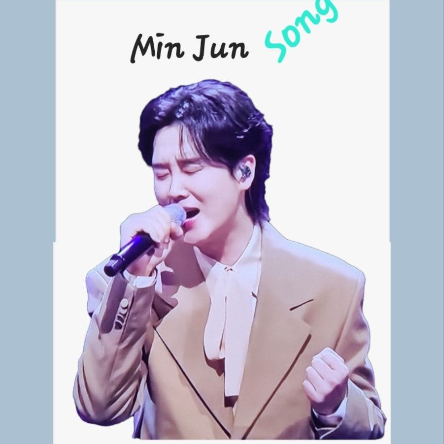 Behind-the-scenes cut of Song Minjun
