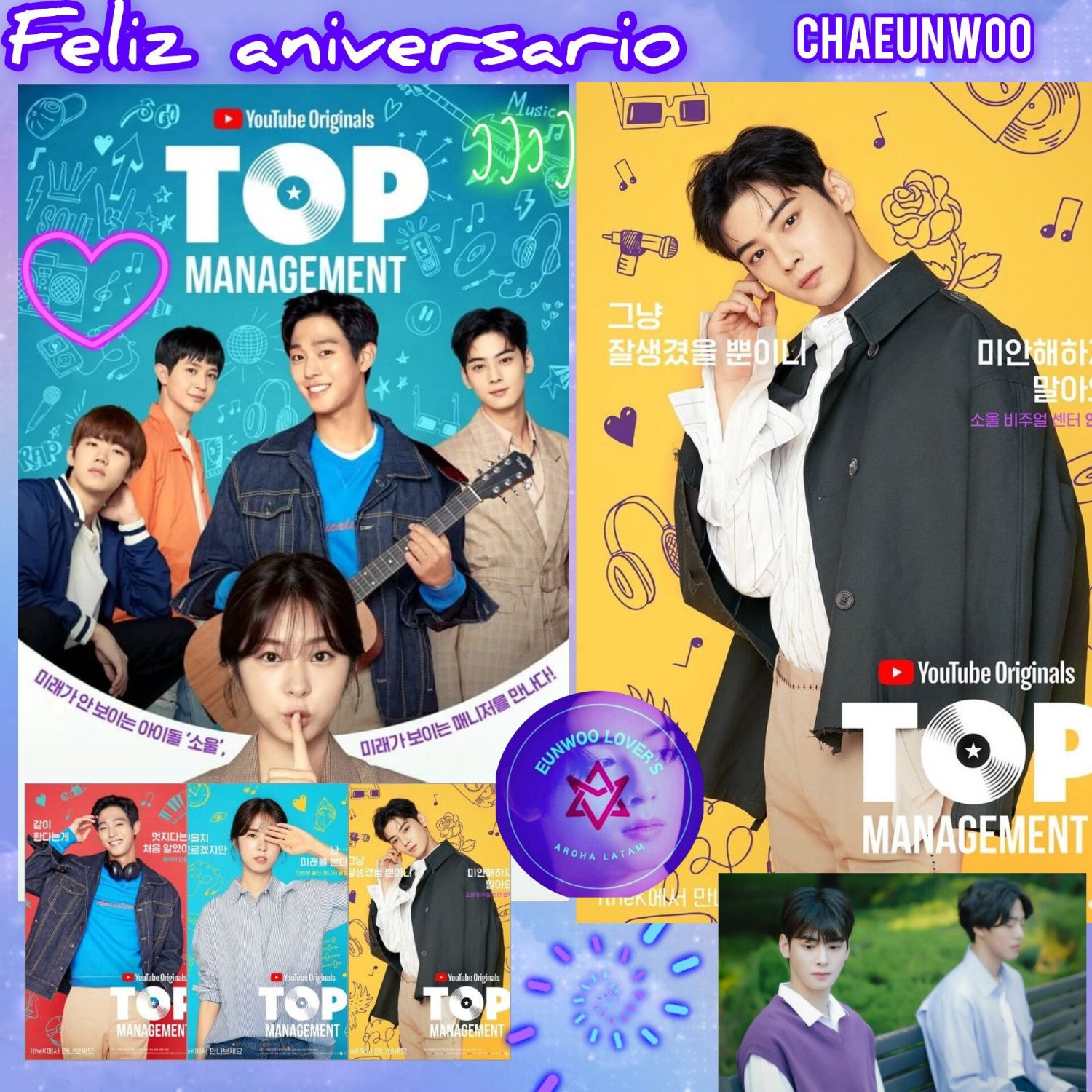 Behind-the-scenes cut of Cha Eunwoo