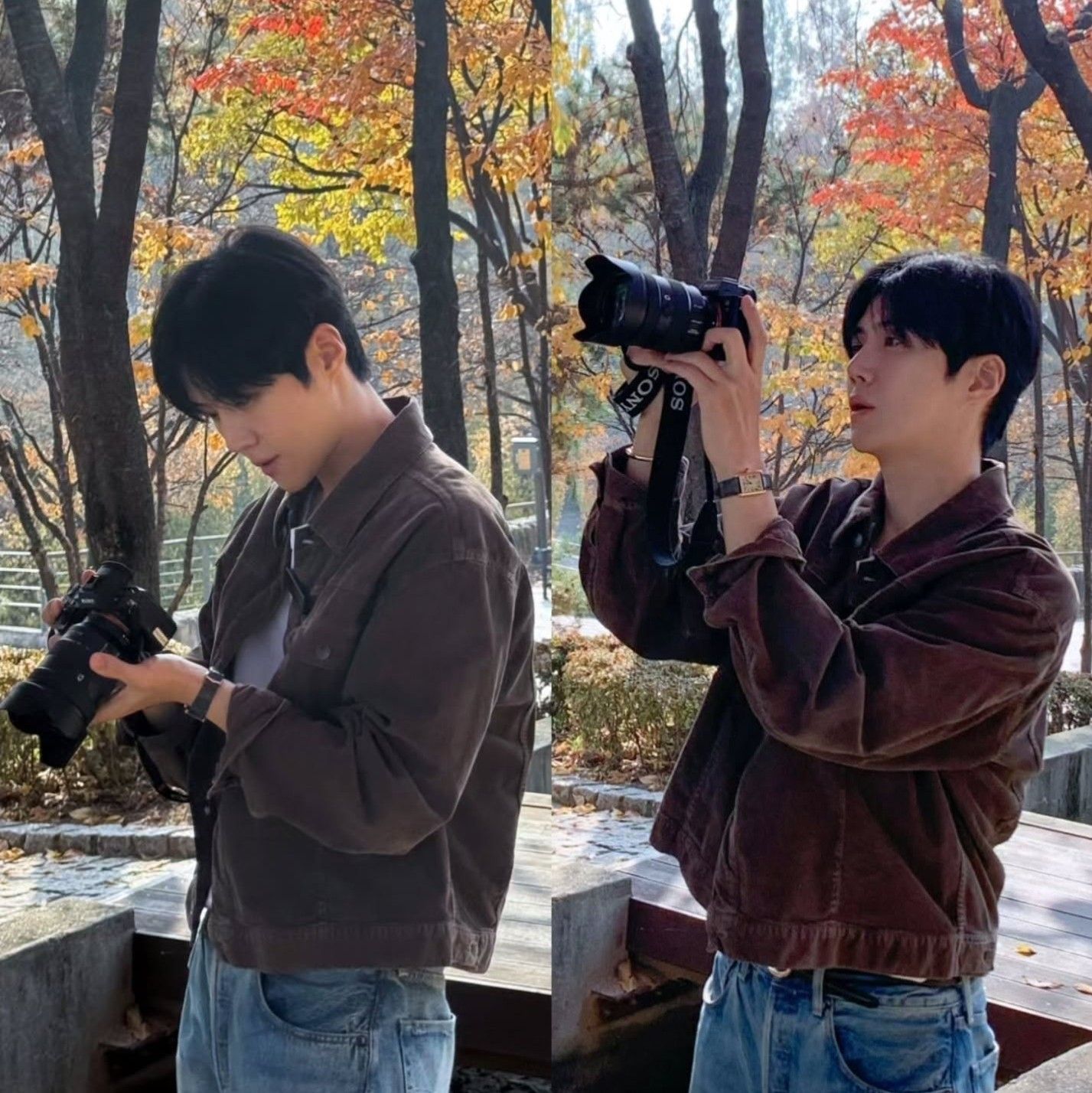 粉絲拍下的金宣虎瞬間