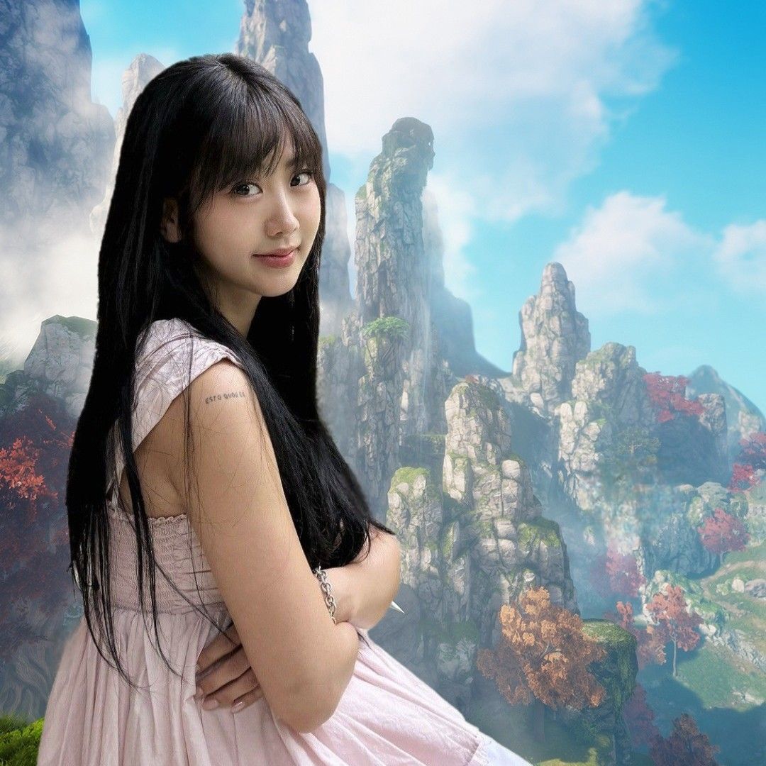 Behind-the-scenes cut of Kang Hyeyeon