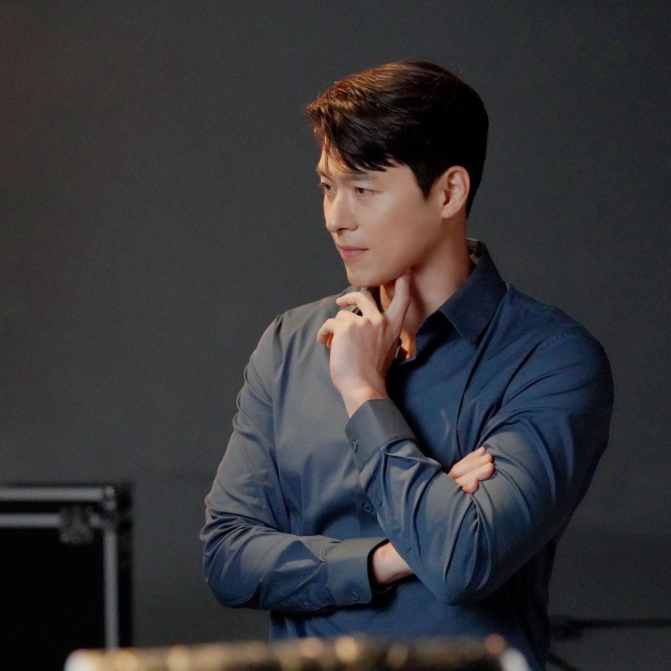 A moment captured by a fan of Hyun Bin