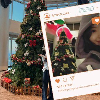 A moment captured by a fan of Zhang Ruonan