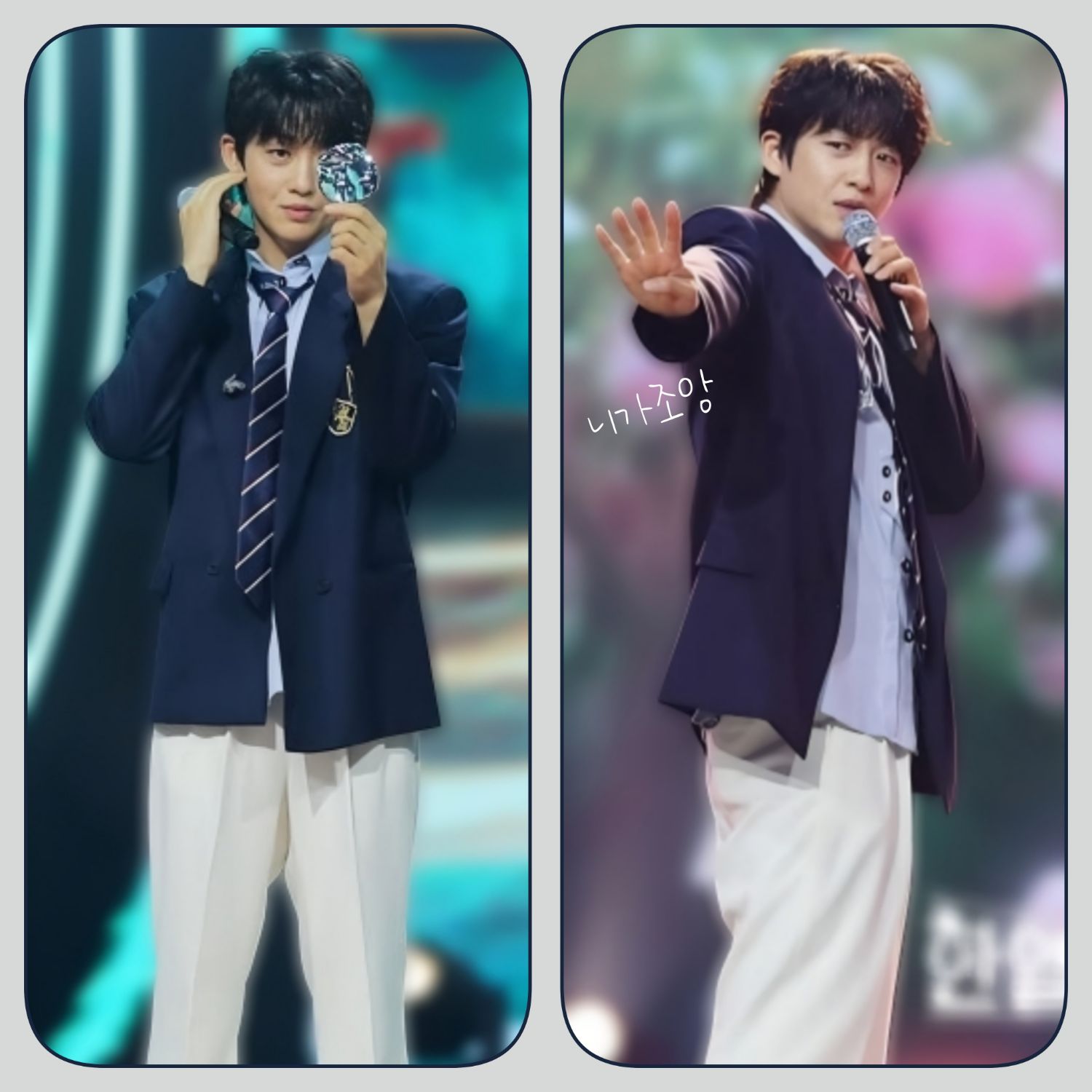 Behind-the-scenes cut of Shin Seungtae