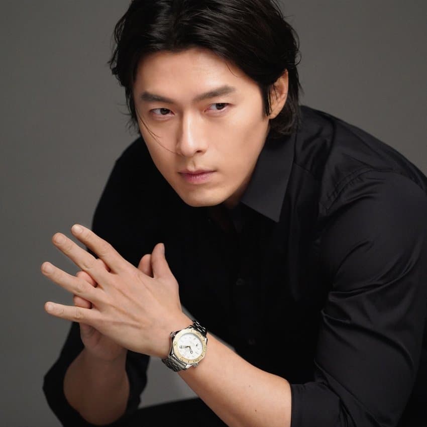 A moment captured by a fan of Hyun Bin
