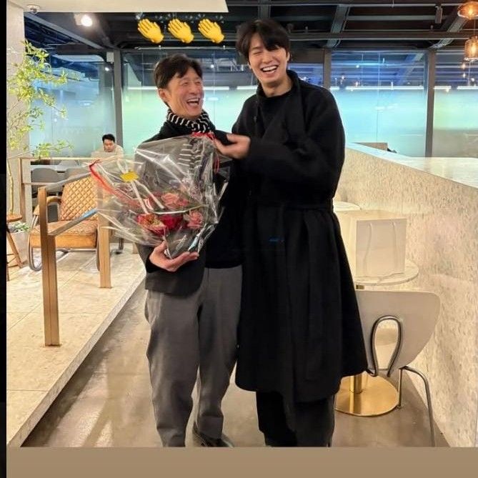 粉絲拍下的李敏鎬瞬間