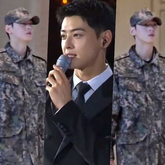 Behind-the-scenes cut of Cha Eunwoo