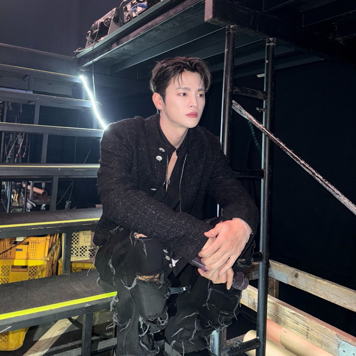 A moment captured by a fan of Seo Inguk