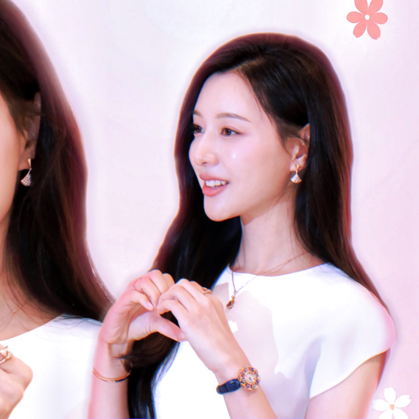 Behind-the-scenes cut of Kim Jiwon