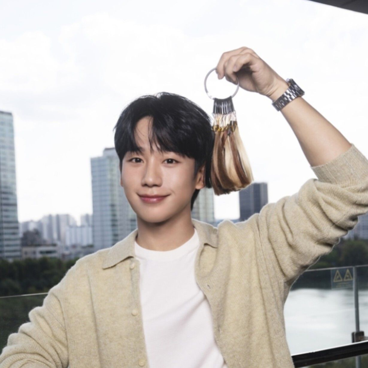 粉絲拍下的丁海寅瞬間