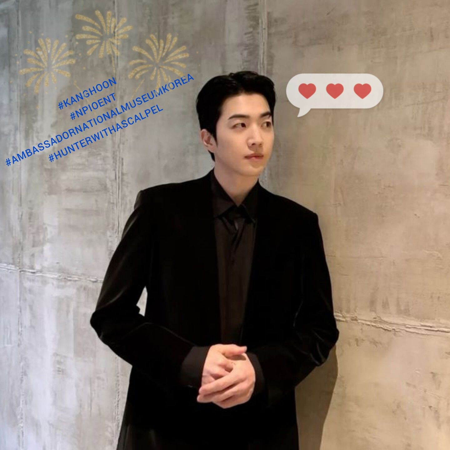 Behind-the-scenes cut of Kang Hoon
