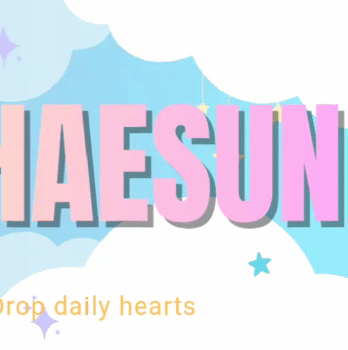 Behind-the-scenes cut of Shin Haesun